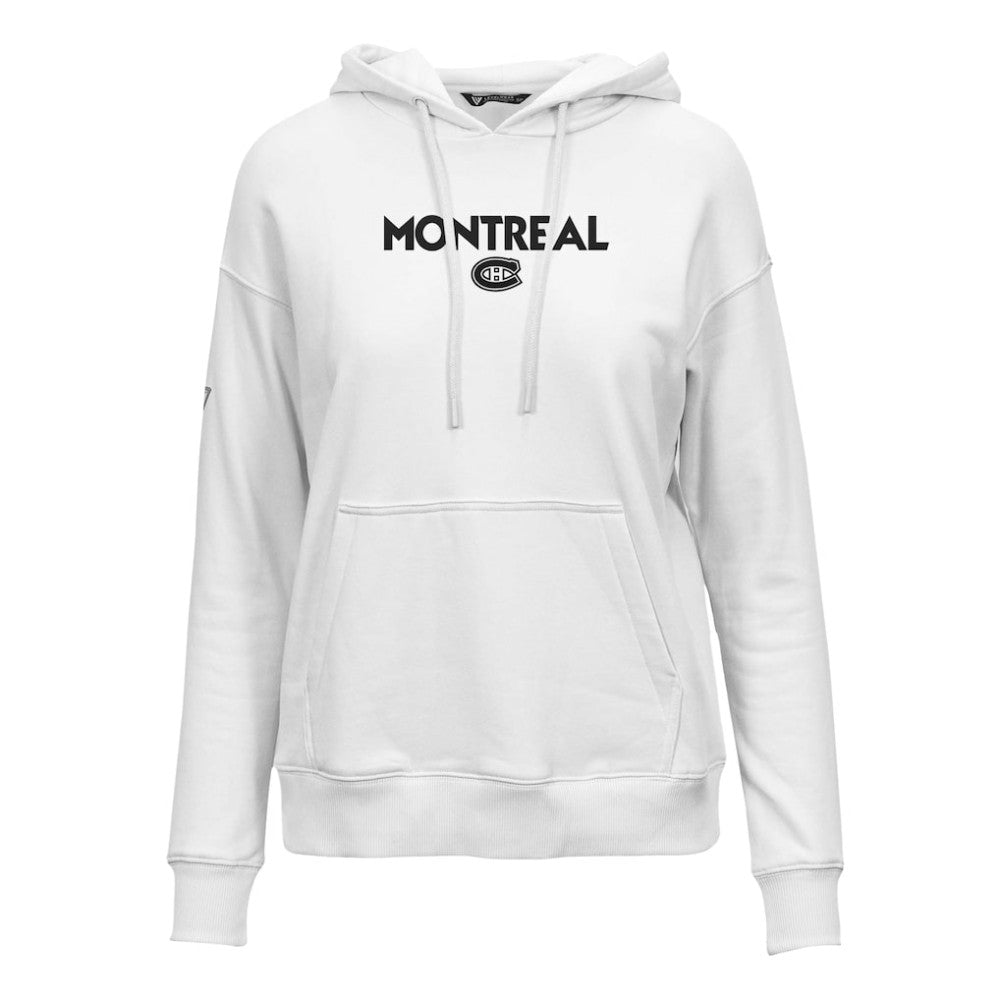 Montreal Canadiens Levelwear Women's Adorn City Capsule Pullover Hoodie - White | US 201531331