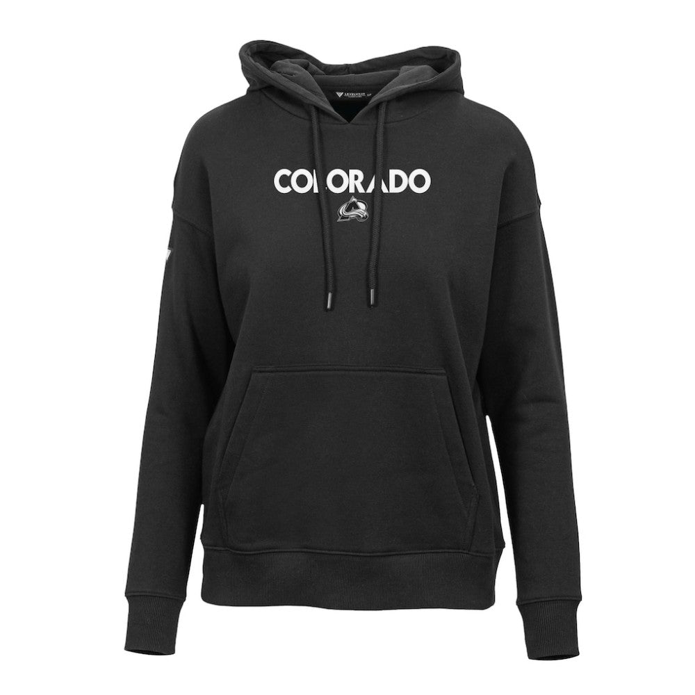 Colorado Avalanche Levelwear Women's Adorn City Capsule Pullover Hoodie - Black | US 201531347