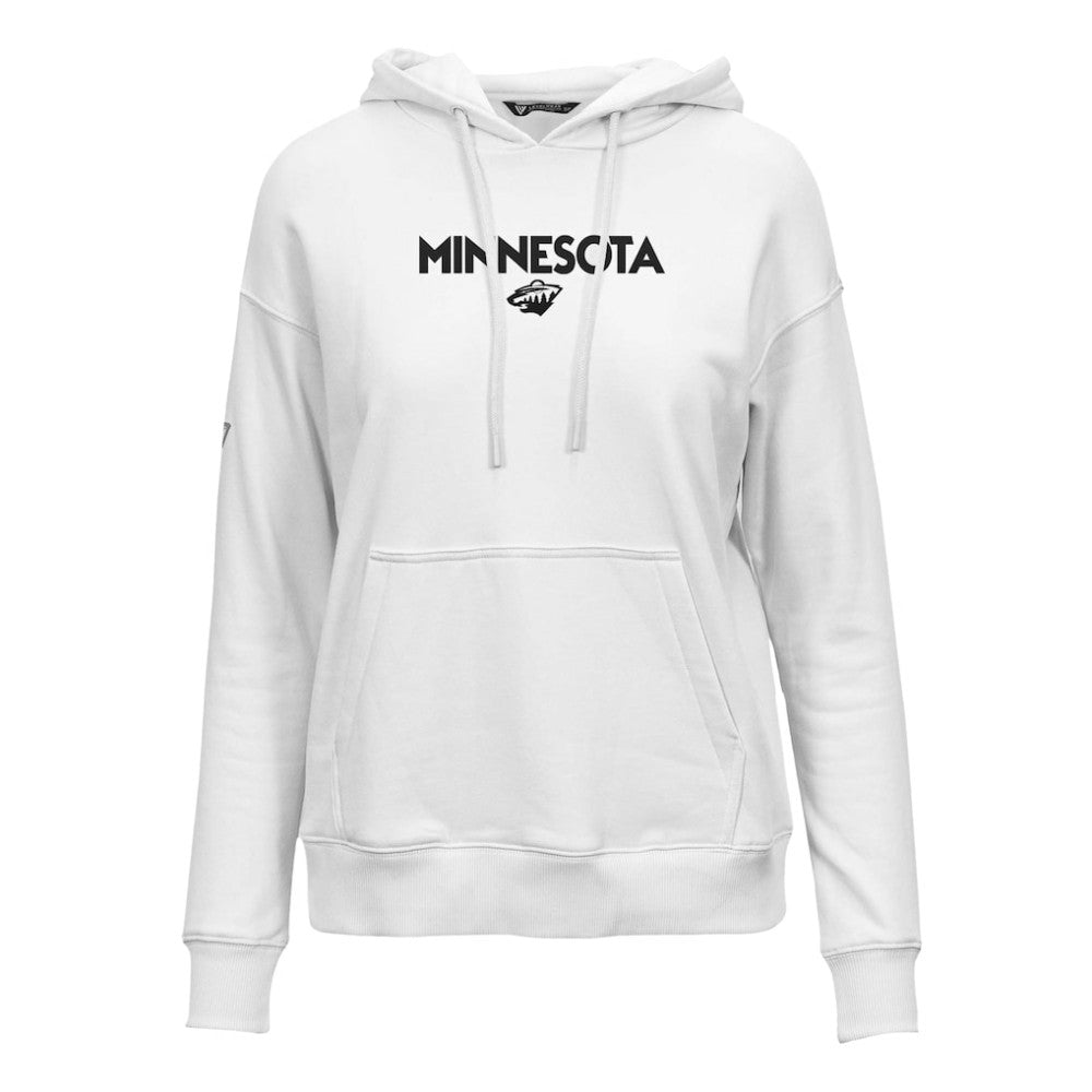Minnesota Wild Levelwear Women's Adorn City Capsule Pullover Hoodie - White | US 201531354
