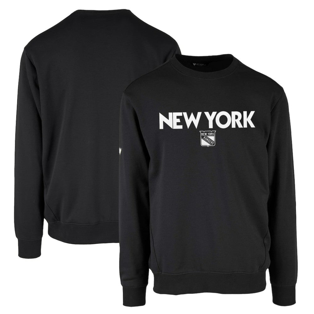 New York Rangers Levelwear Zane City Capsule Pullover Sweatshirt - Black | US 201531380