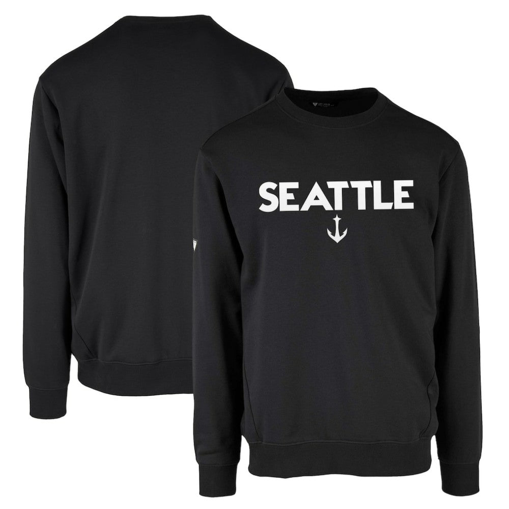 Seattle Kraken Levelwear Zane City Capsule Pullover Sweatshirt - Black | US 201531384