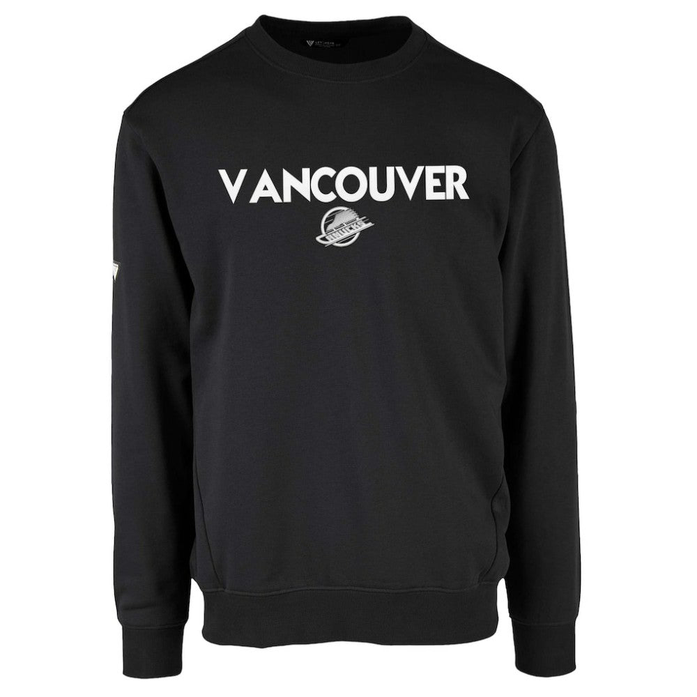Vancouver Canucks Levelwear Zane City Capsule Pullover Sweatshirt - Black | US 201531402