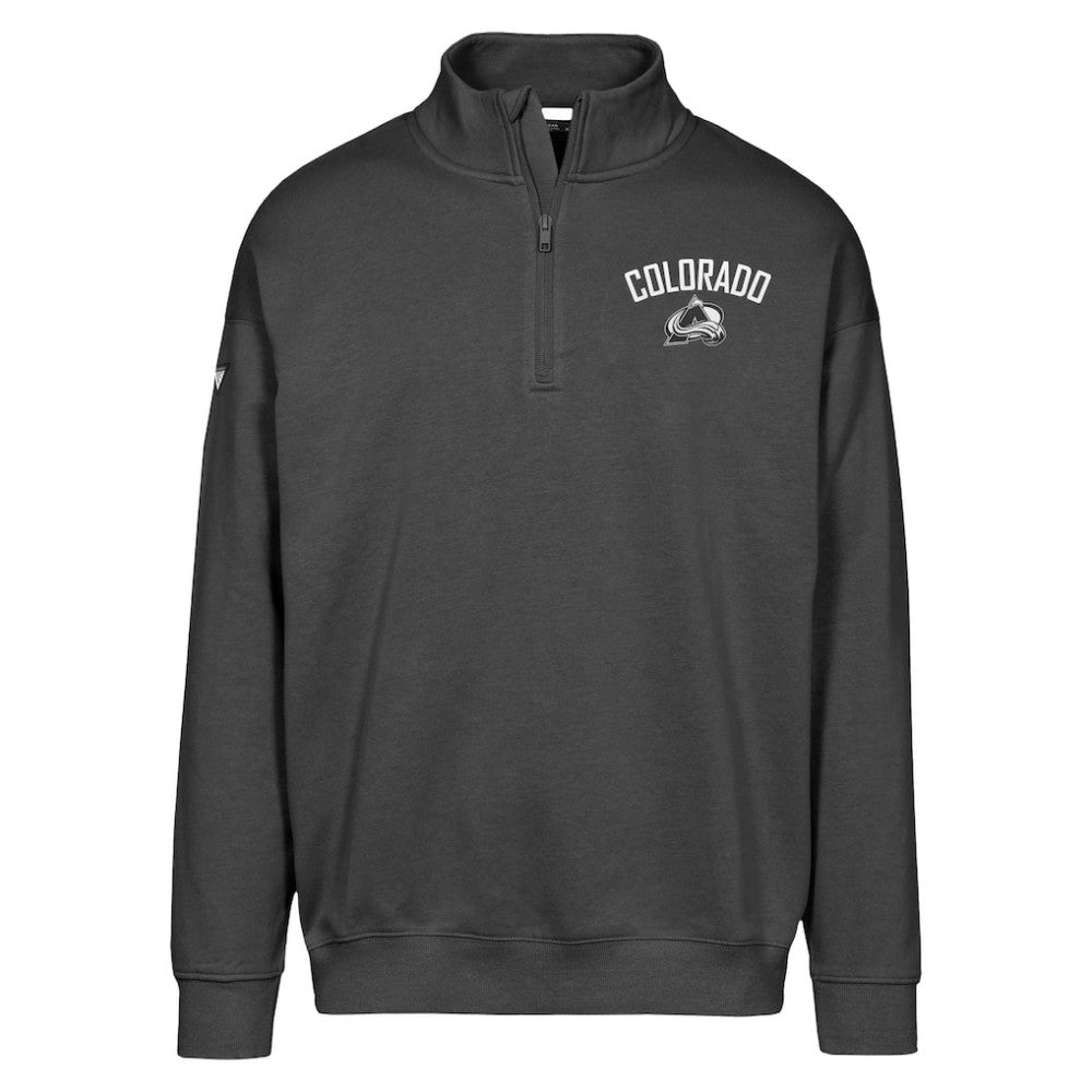 Colorado Avalanche Levelwear Murray City Capsule Quarter-Zip Sweatshirt - Black | US 201531517