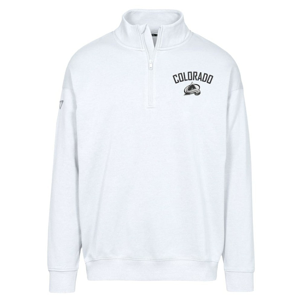 Colorado Avalanche Levelwear Murray City Capsule Quarter-Zip Sweatshirt - White | US 201531522