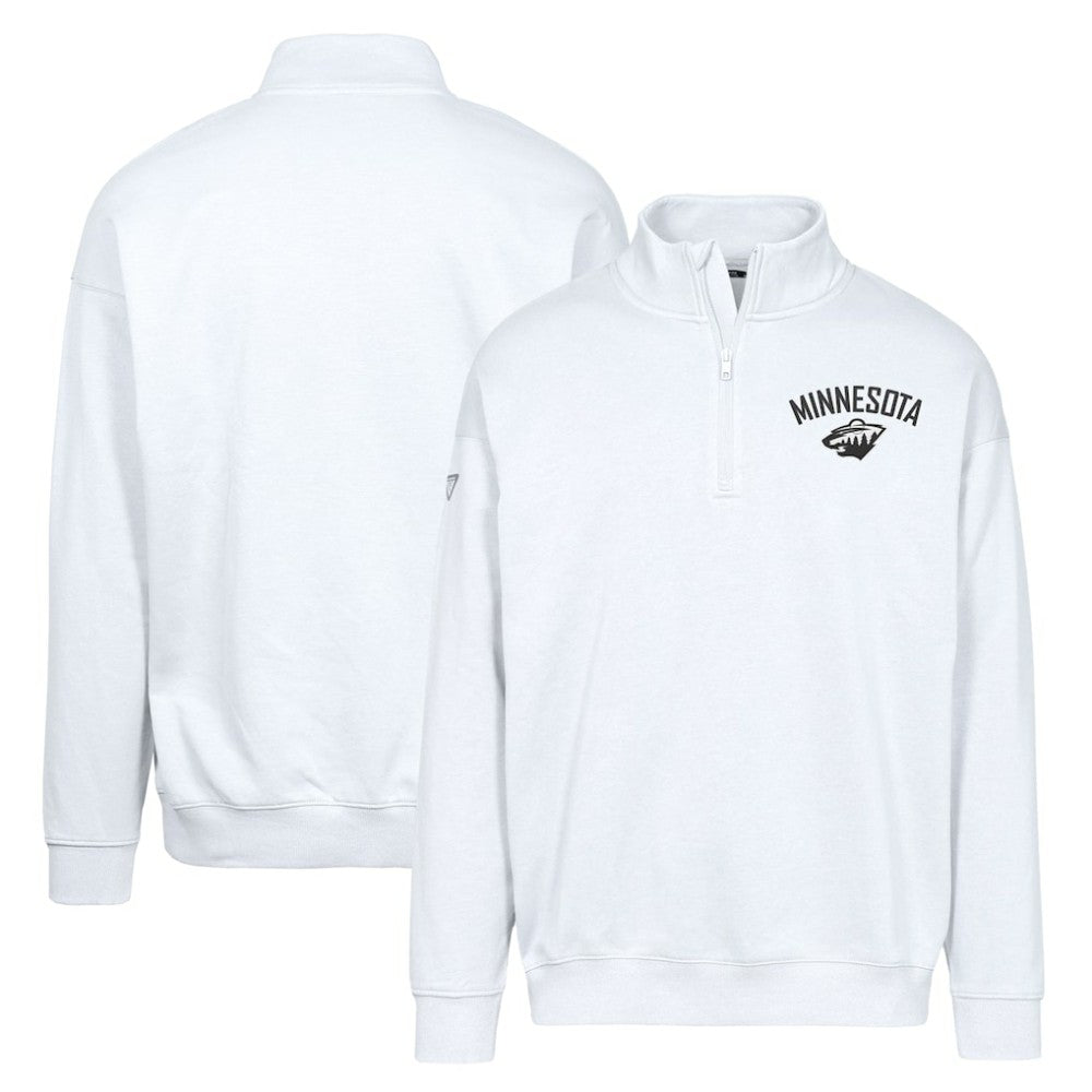 Minnesota Wild Levelwear Murray City Capsule Quarter-Zip Sweatshirt - White | US 201531524