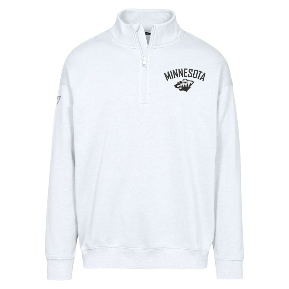 Minnesota Wild Levelwear Murray City Capsule Quarter-Zip Sweatshirt - White | US 201531524