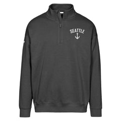 Seattle Kraken Levelwear Murray City Capsule Quarter-Zip Sweatshirt - Black | US 201531526