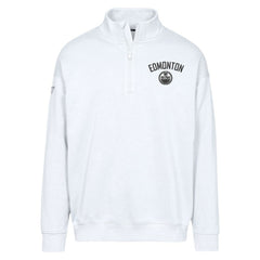 Edmonton Oilers Levelwear Murray City Capsule Quarter-Zip Sweatshirt - White | US 201531537