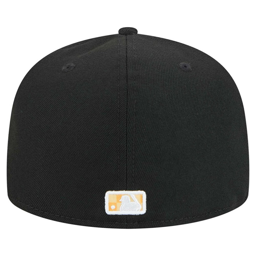 Pittsburgh Pirates New Era Checkered Undervisor 59FIFTY Fitted Hat - Black Hats