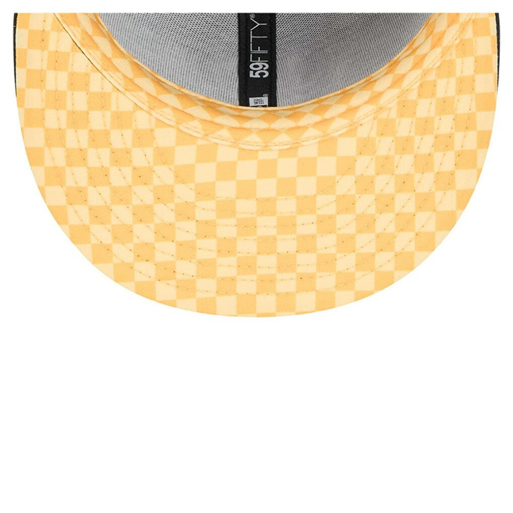 Pittsburgh Pirates New Era Checkered Undervisor 59FIFTY Fitted Hat - Black Hats