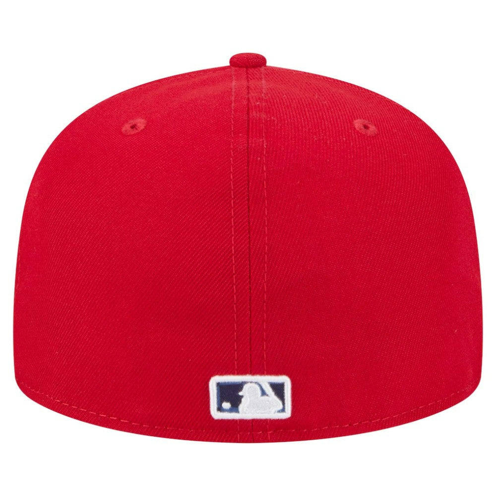 Philadelphia Phillies New Era Checkered Undervisor 59FIFTY Fitted Hat - Red Hats