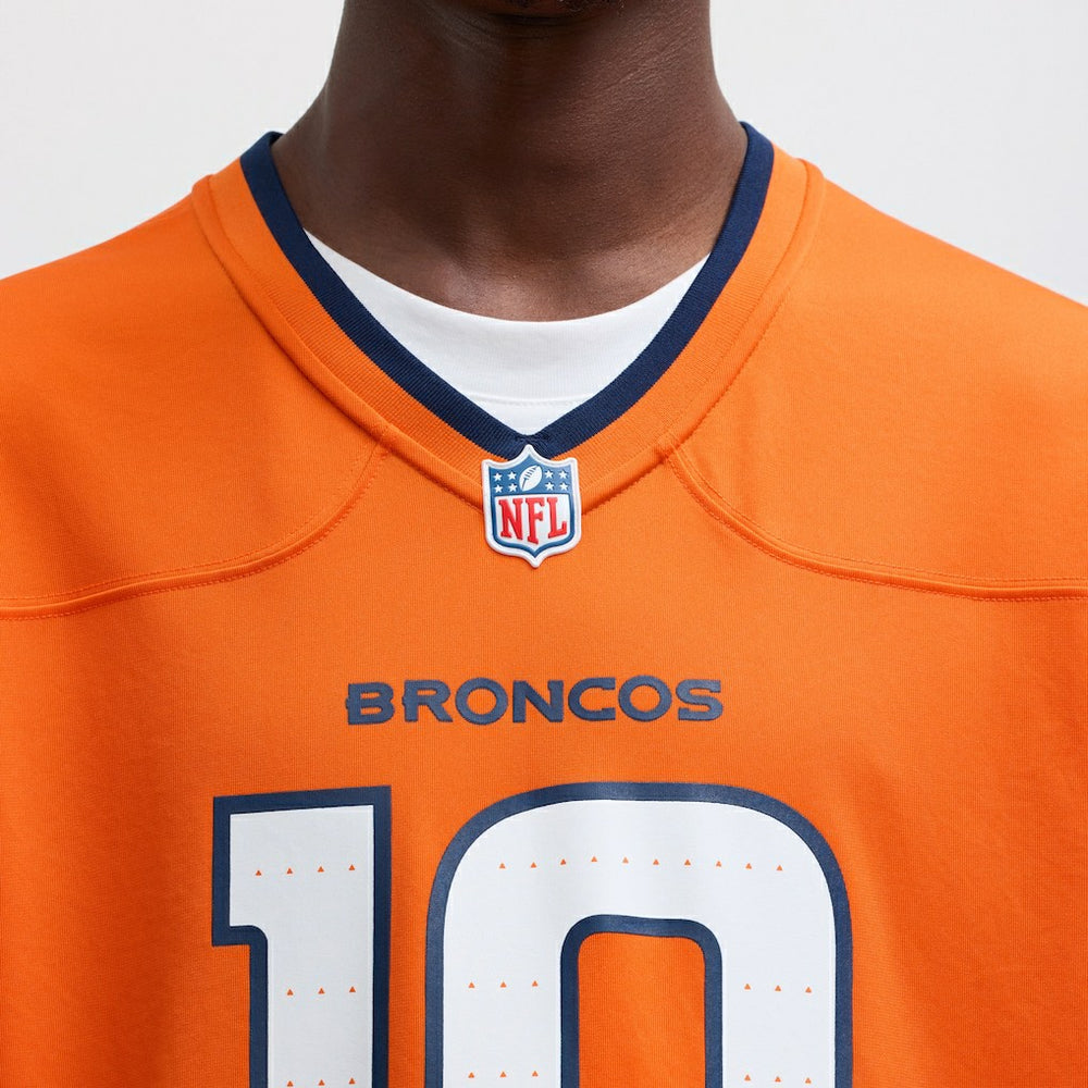 Bo Nix Denver Broncos Player Game Jersey - Orange Jerseys
