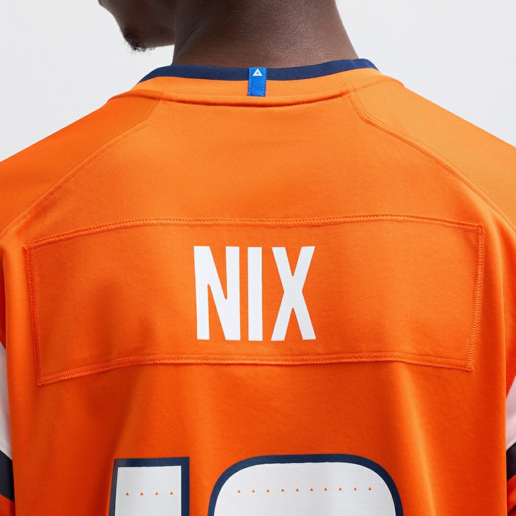 Bo Nix Denver Broncos Player Game Jersey - Orange Jerseys