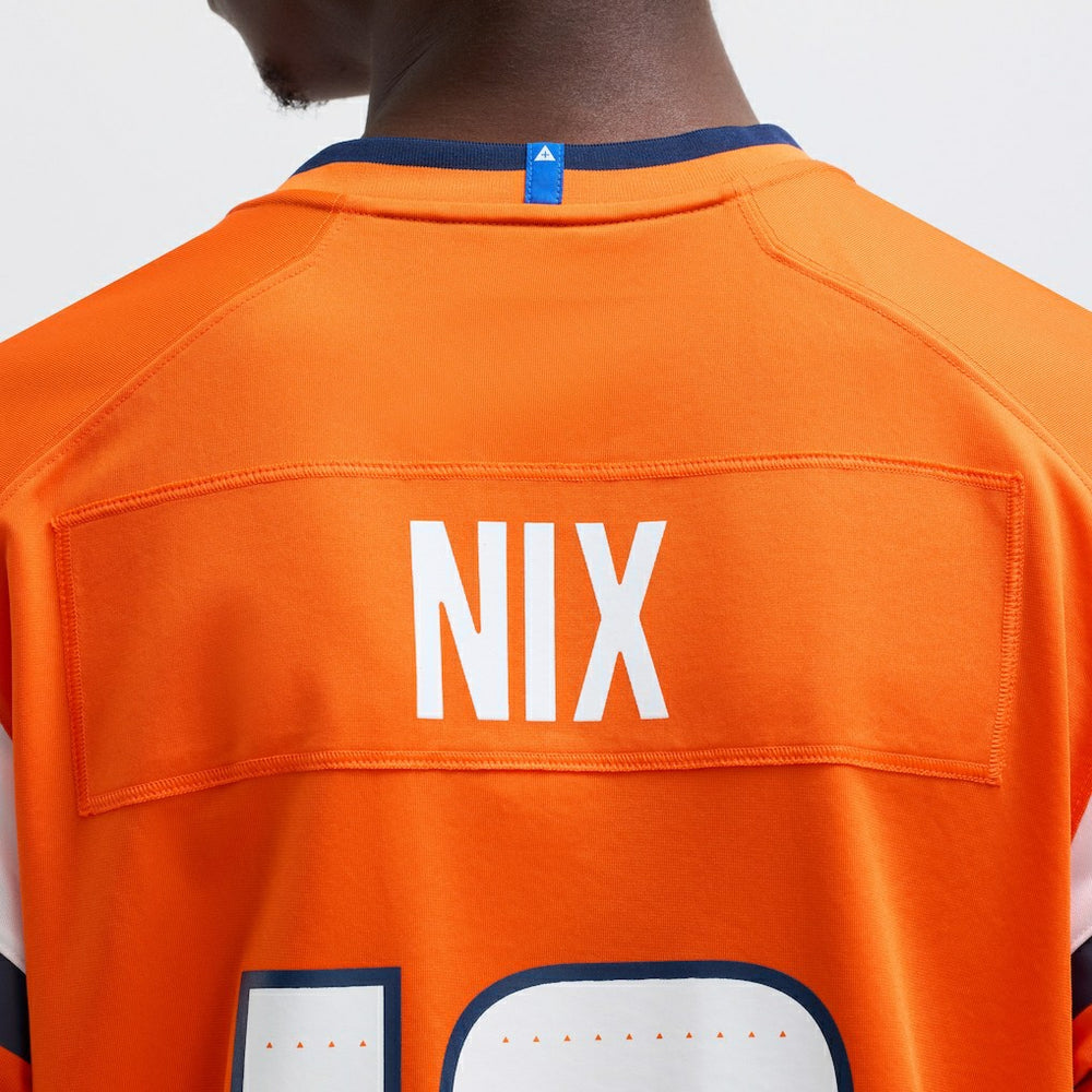 Bo Nix Denver Broncos Player Game Jersey - Orange Jerseys