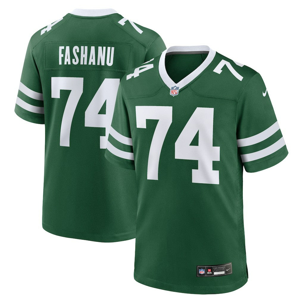 Olu Fashanu New York Jets Player Game Jersey - Gotham Green Jerseys