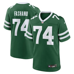 Olu Fashanu New York Jets Player Game Jersey - Gotham Green Jerseys