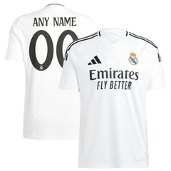 Real Madrid 2024/25 Home Replica Custom Jersey White - Adidas