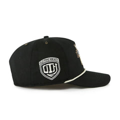Boston Bruins '47 Old Time Hockey Rafter Sure Shot Hitch Adjustable Hat - Black | US 201534456