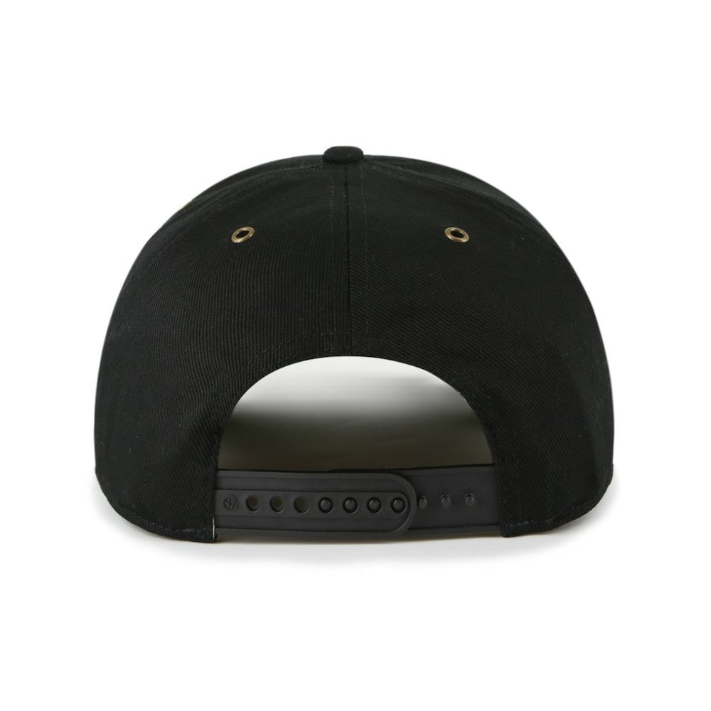 Boston Bruins '47 Old Time Hockey Rafter Sure Shot Hitch Adjustable Hat - Black | US 201534456