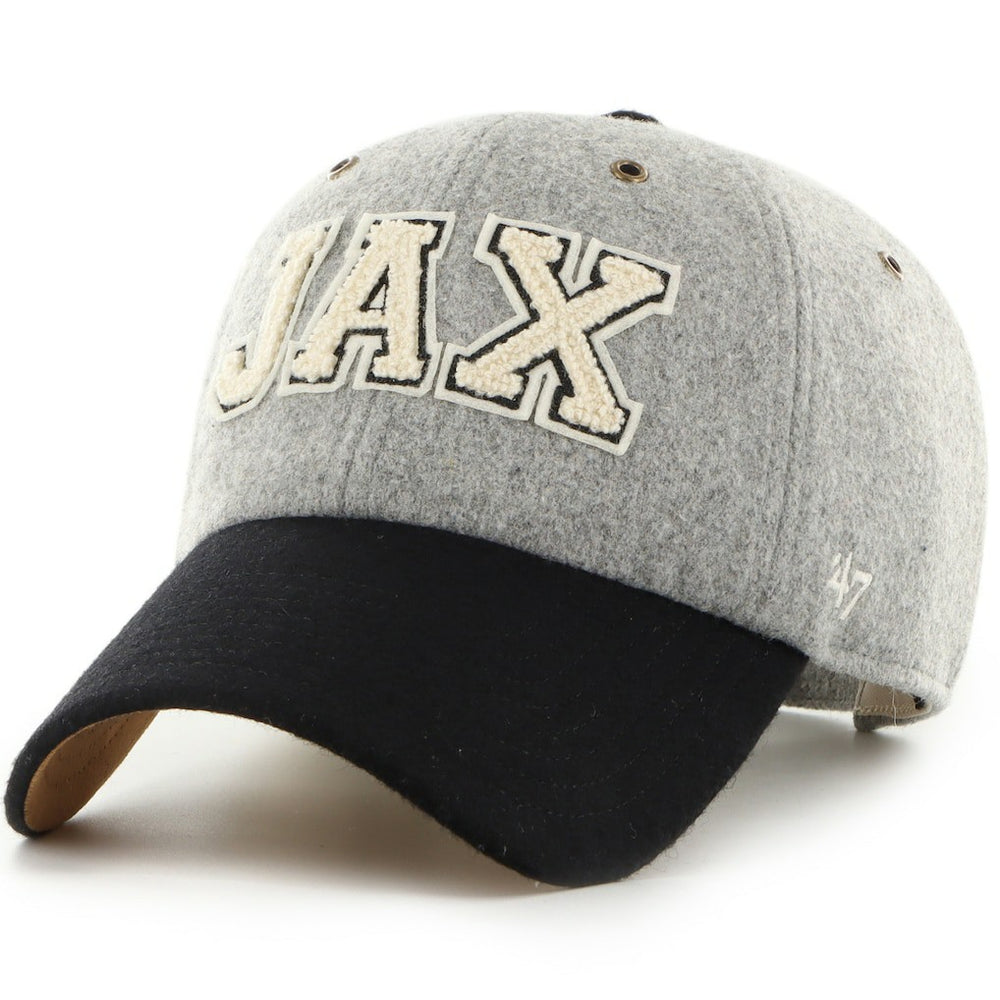 Jacksonville Jaguars Stoney Clover Lane x '47 Unisex Block Clean Up Adjustable Hat - Gray/Black Hats