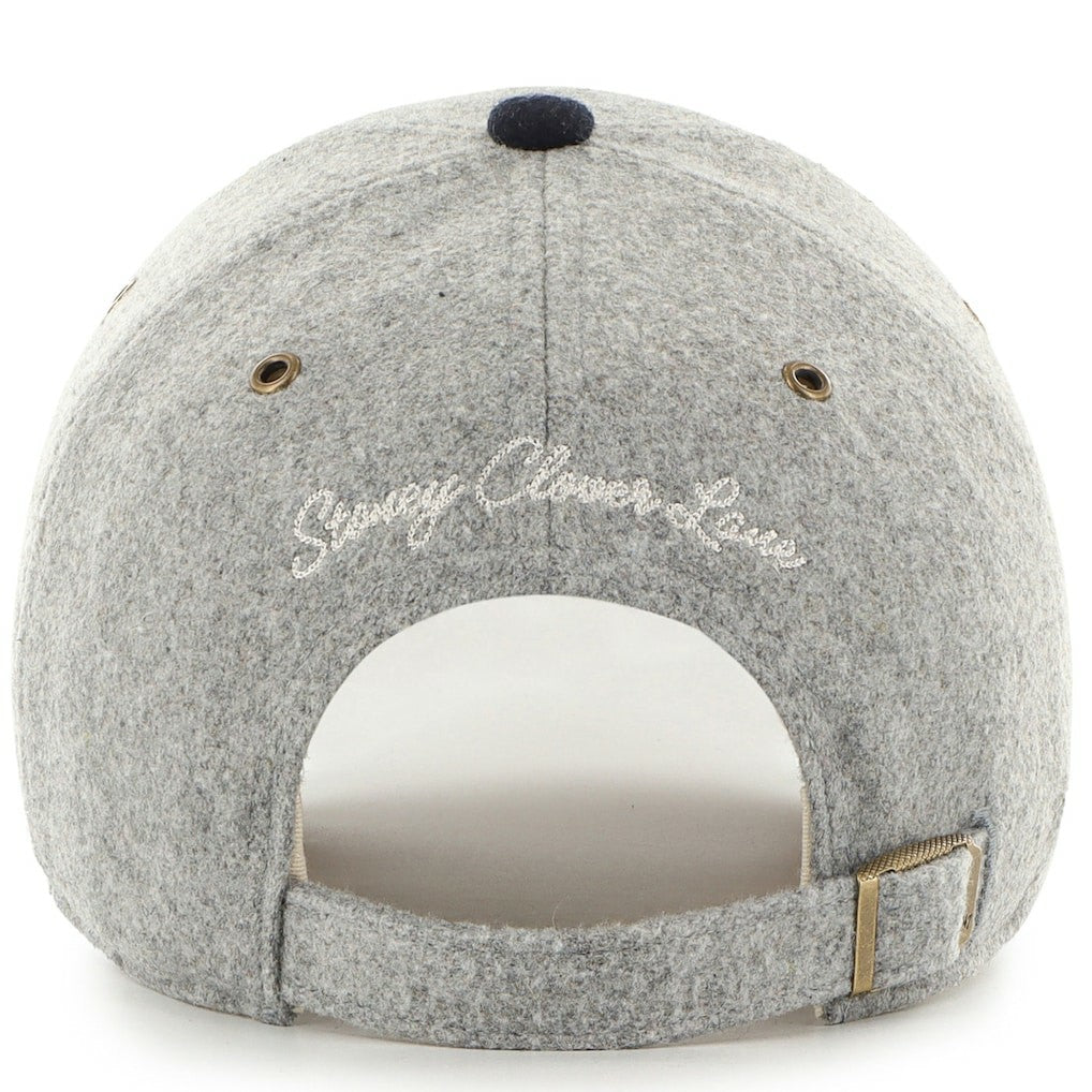New England Patriots Stoney Clover Lane x '47 Unisex Block Clean Up Adjustable Hat - Gray/Navy Hats