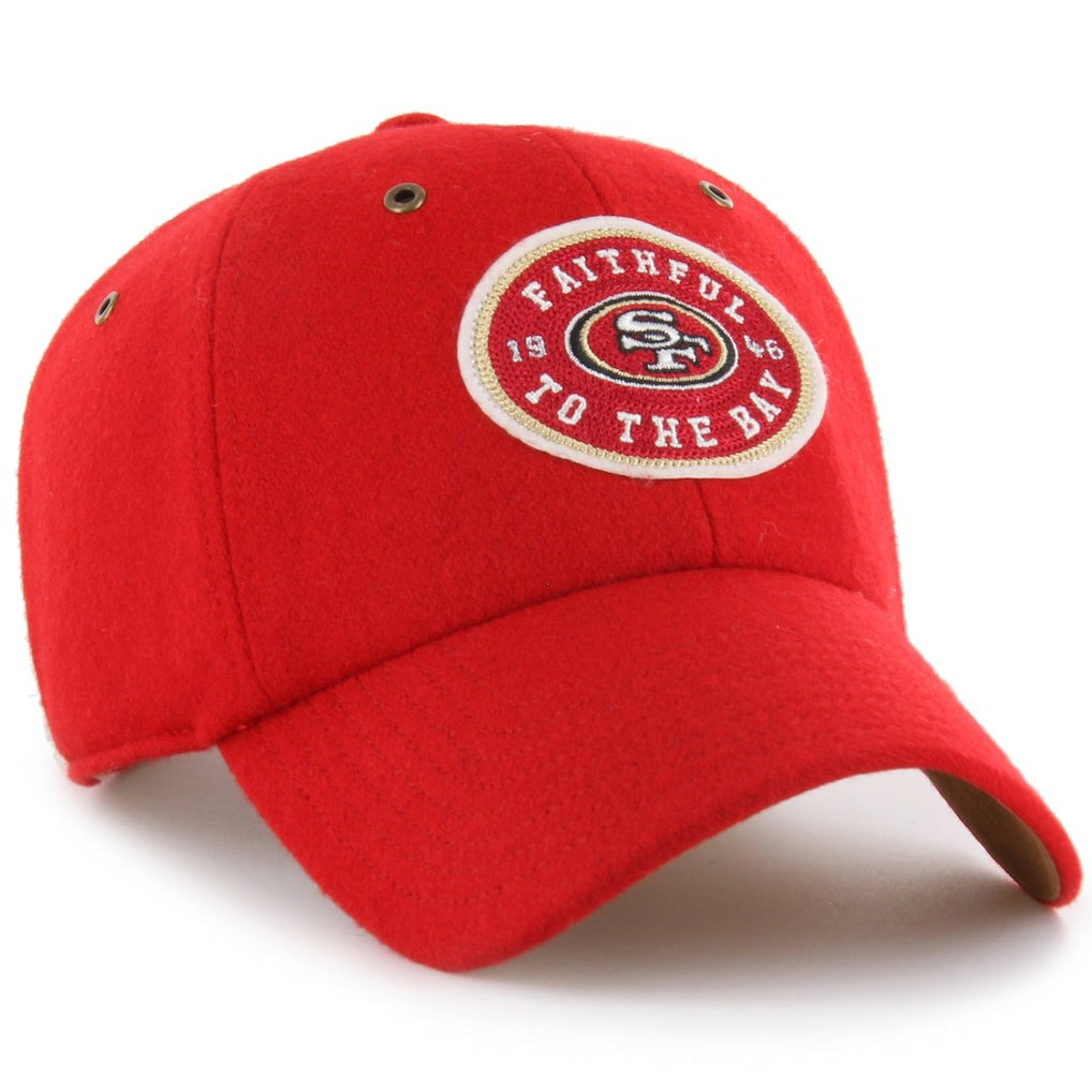 San Francisco 49ers Stoney Clover Lane x '47 Unisex Field Goal Clean Up Adjustable Hat - Scarlet Hats