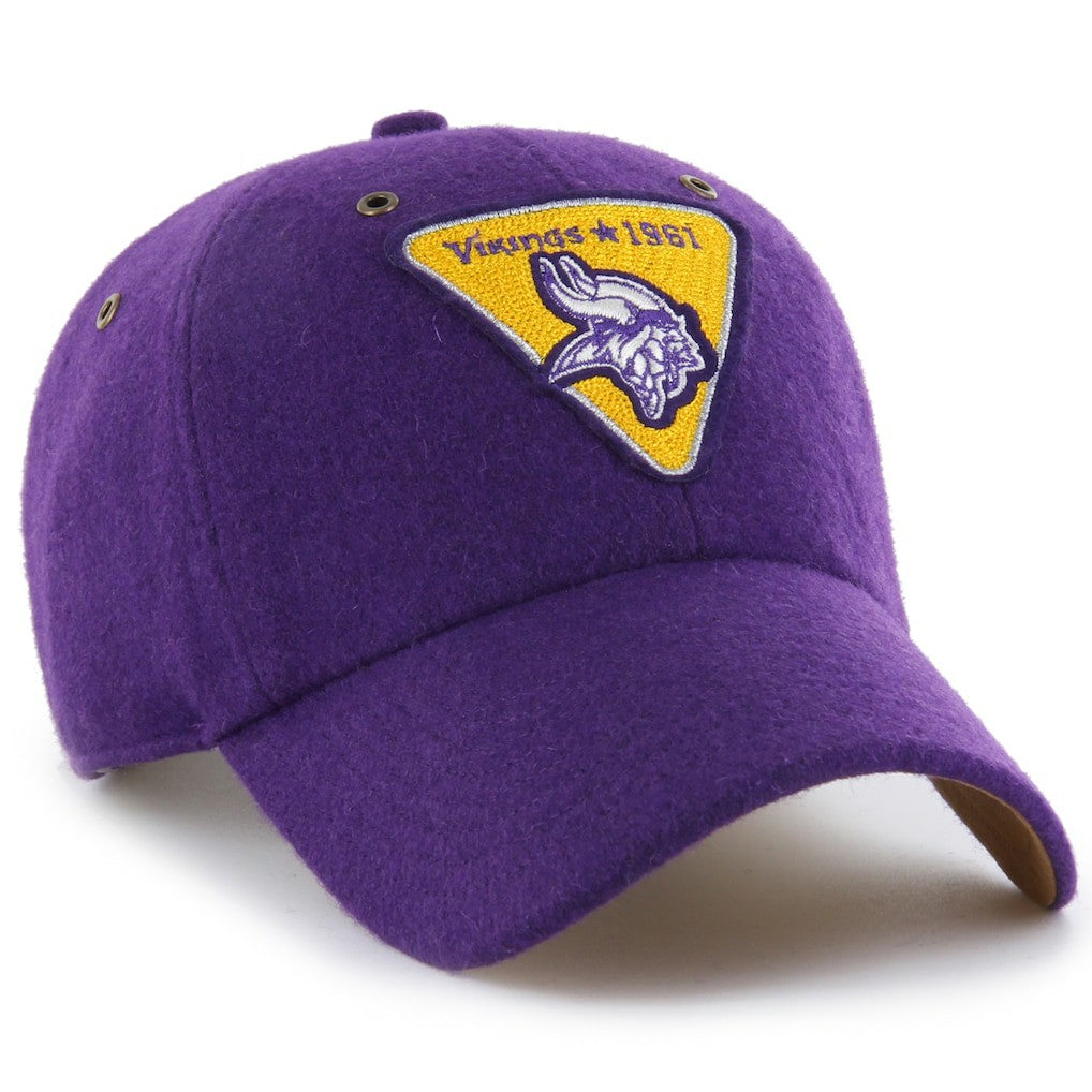 Minnesota Vikings Stoney Clover Lane x '47 Unisex Field Goal Clean Up Adjustable Hat - Purple Hats