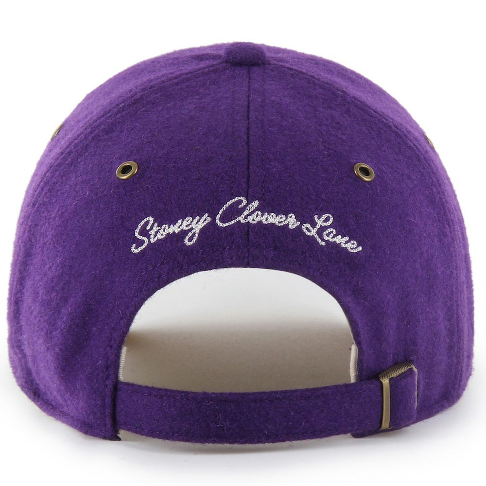 Minnesota Vikings Stoney Clover Lane x '47 Unisex Field Goal Clean Up Adjustable Hat - Purple Hats