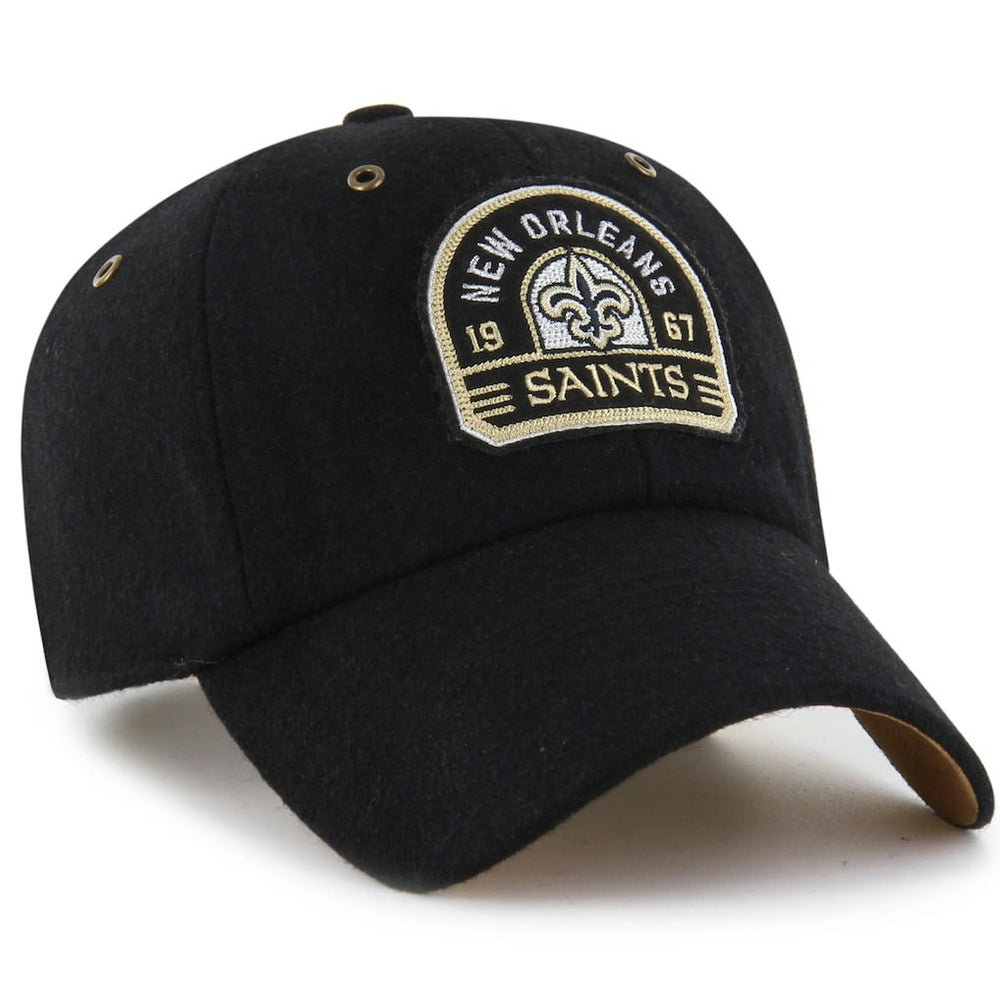 New Orleans Saints Stoney Clover Lane x '47 Unisex Field Goal Clean Up Adjustable Hat - Black Hats