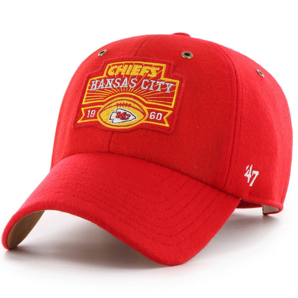 Kansas City Chiefs Stoney Clover Lane x '47 Unisex Field Goal Clean Up Adjustable Hat - Red Hats