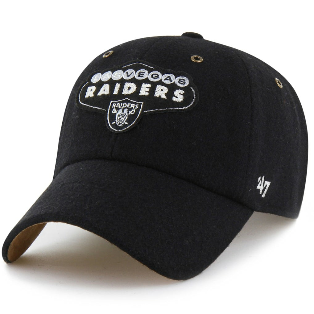 Las Vegas Raiders Stoney Clover Lane x '47 Unisex Field Goal Clean Up Adjustable Hat - Black Hats