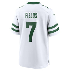 Justin Fields New York Jets Game Jersey - Legacy White Jerseys