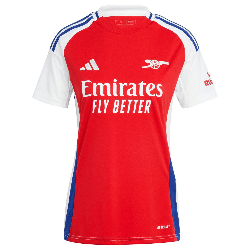 Arsenal Women's 2024/25 Home Replica Custom Jersey – Red - Adidas on sale