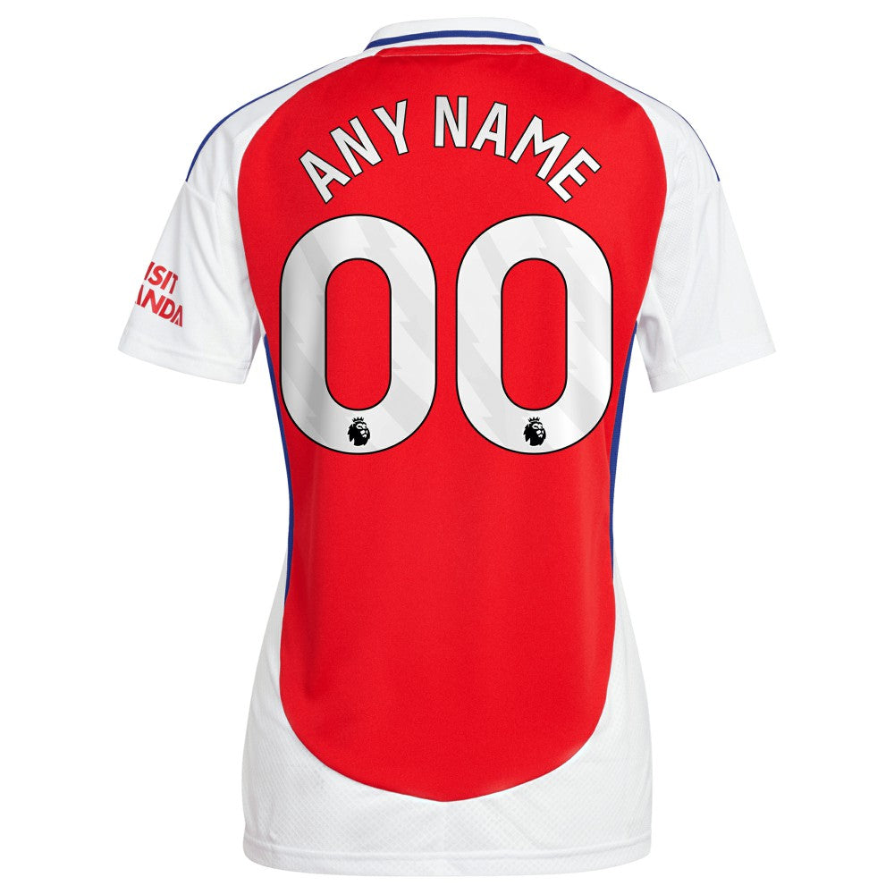 Arsenal Women's 2024/25 Home Replica Custom Jersey – Red - Adidas on sale