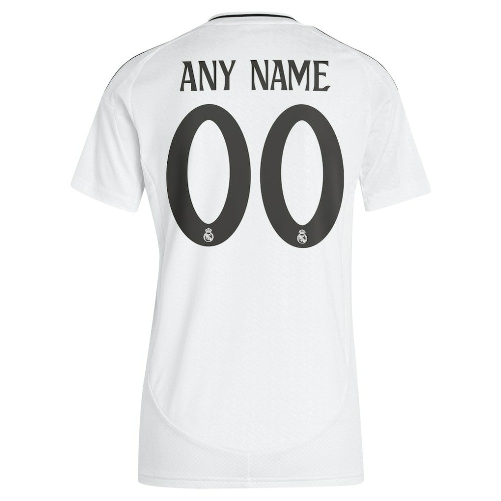 Real Madrid Women's 2024/25 Home Replica Custom Jersey White - Adidas for sale
