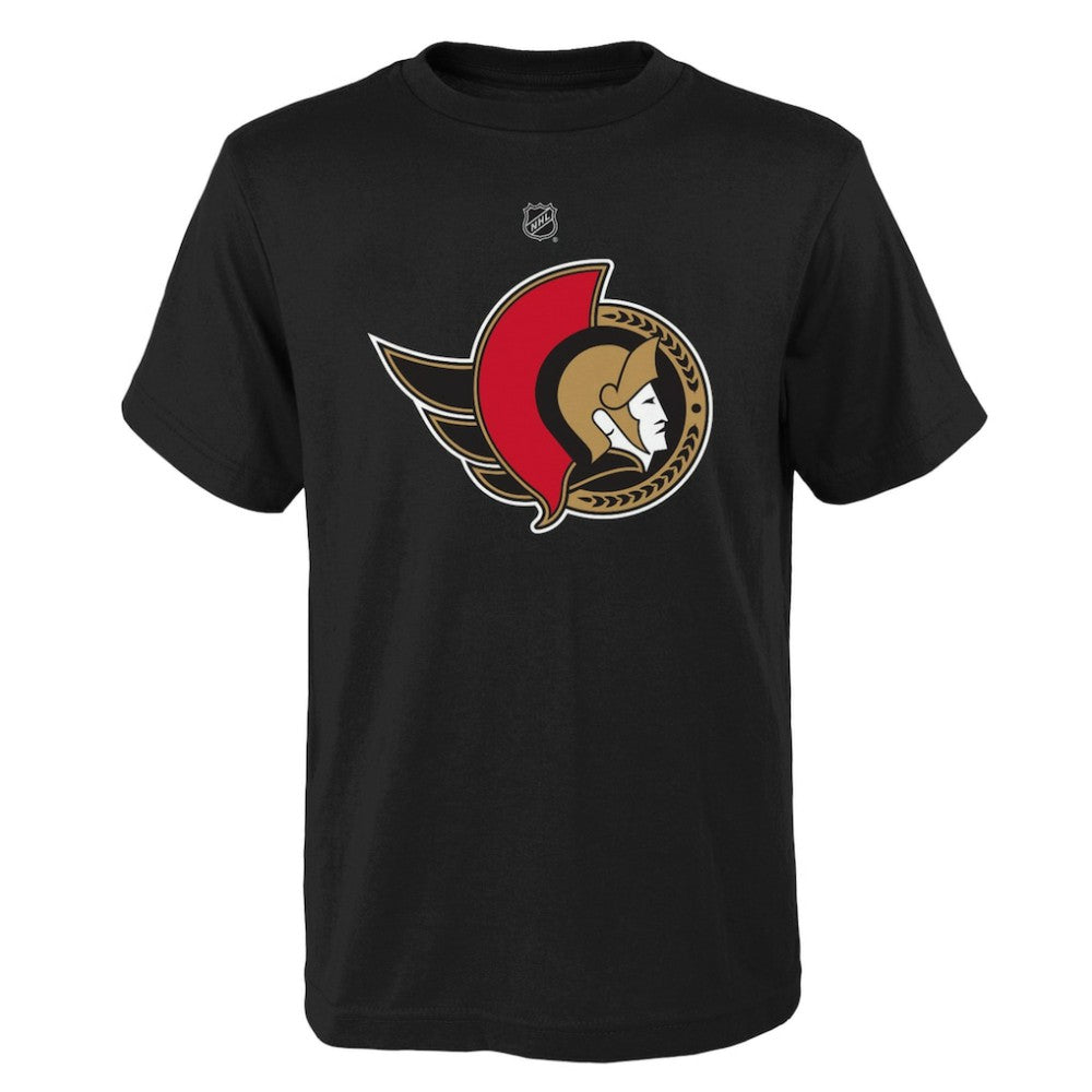 Ottawa Senators Youth Primary Logo T-Shirt - Black | US 201535334