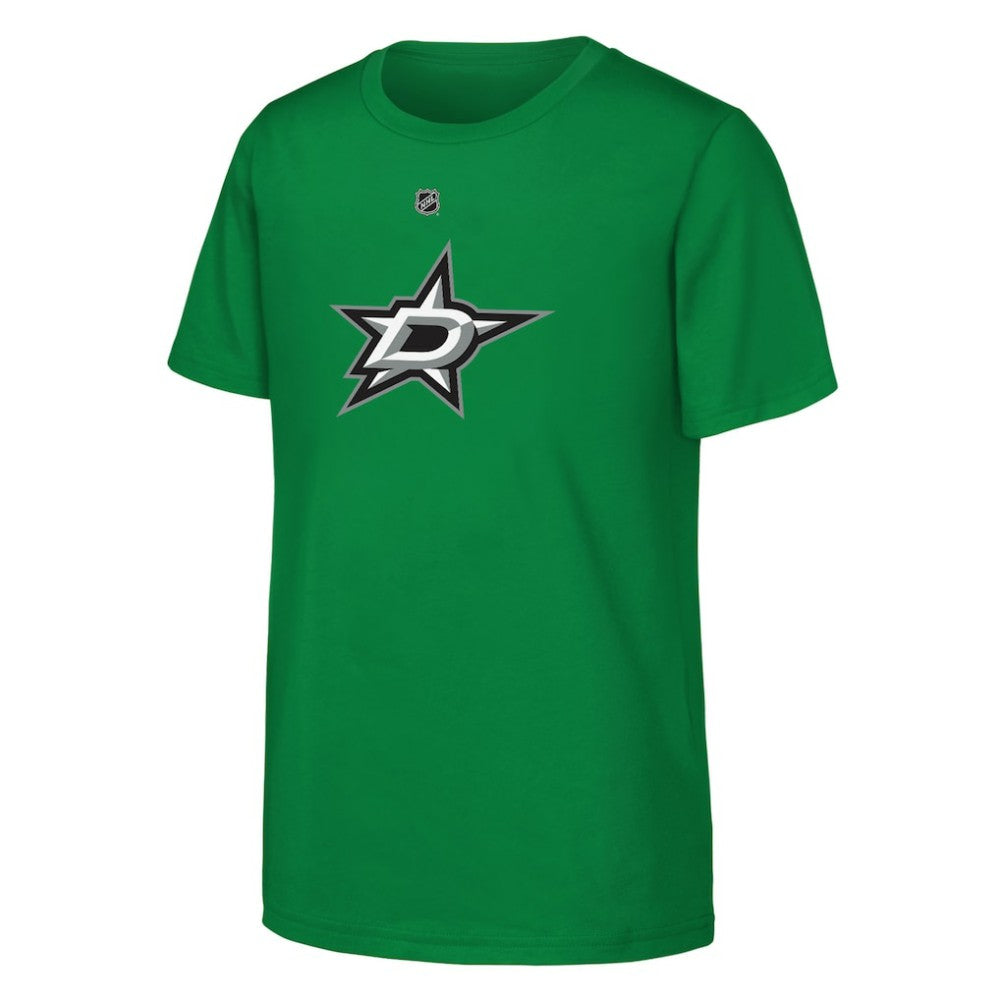 Dallas Stars Youth Primary Logo T-Shirt - Kelly Green | US 201535354