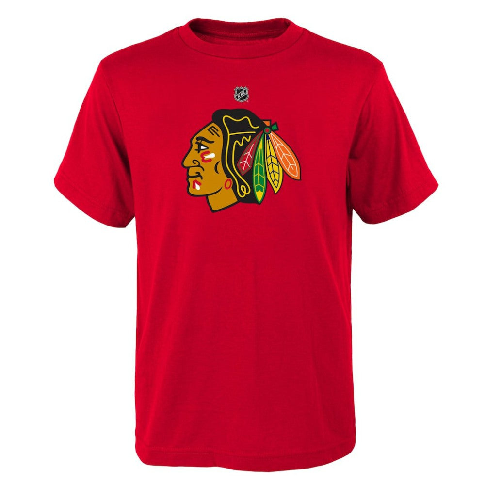 Chicago Blackhawks Youth Primary Logo T-Shirt - Red | US 201535360