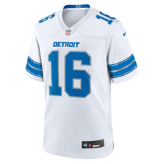 Jared Goff Detroit Lions Game Jersey - White Jerseys