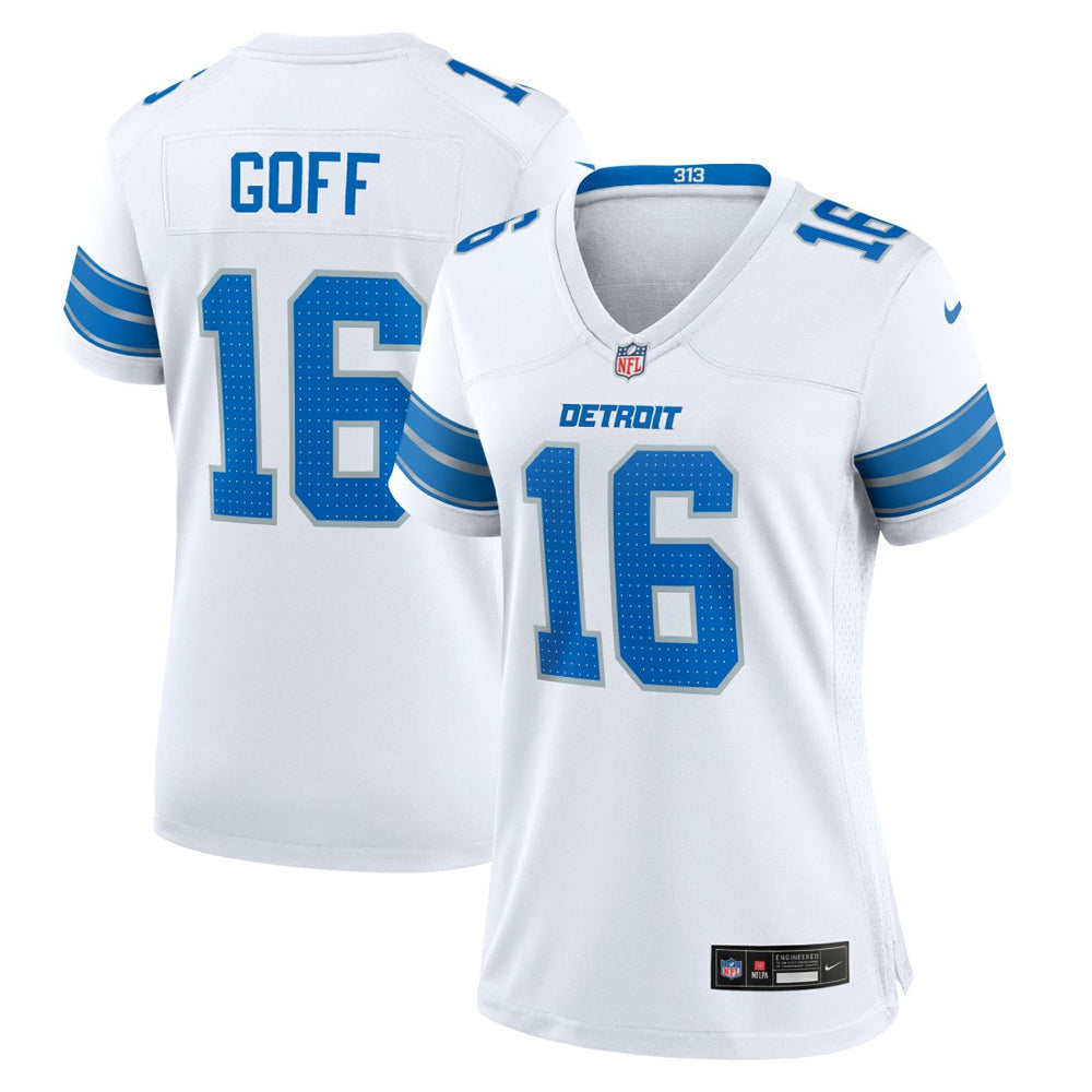 Jared Goff Detroit Lions Women's Game Jersey - White Jerseys