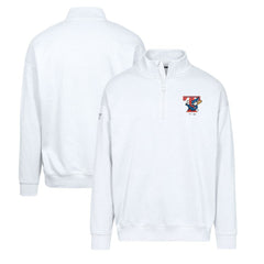 Toronto Blue Jays Levelwear Murray Core Logo Quarter-Zip Pullover Top - White Pullover