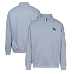Seattle Mariners Levelwear Murray Core Logo Quarter-Zip Pullover Top - Gray Pullover