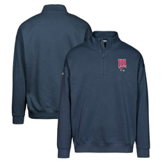 Minnesota Twins Levelwear Murray Core Logo Quarter-Zip Pullover Top - Navy Pullover