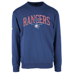 Texas Rangers Levelwear Zane Cooperstown Collection Retro Spellout Pullover Sweatshirt - Royal Pullover