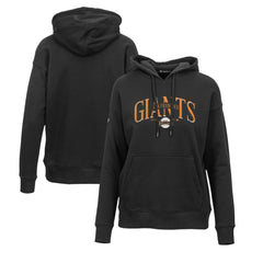 San Francisco Giants Levelwear Women's Adorn Cooperstown Collection Retro Spellout Pullover Hoodie - Black Hoodies
