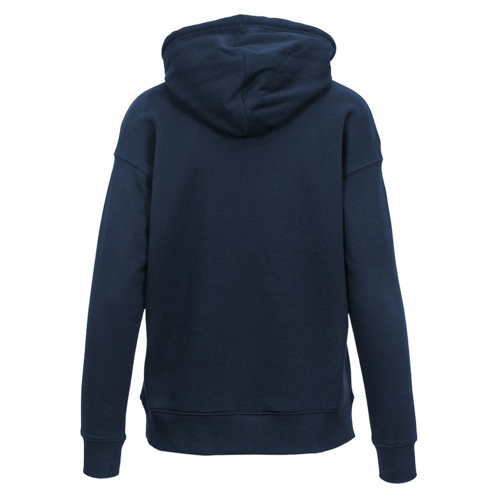 Los Angeles Angels Levelwear Women's Adorn Cooperstown Collection Retro Spellout Pullover Hoodie - Navy Hoodies