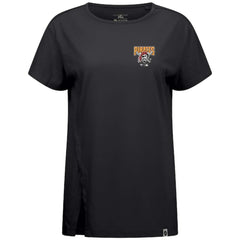 Pittsburgh Pirates Levelwear Women's Influx Cooperstown Core Logo T-Shirt - Black T-shirts
