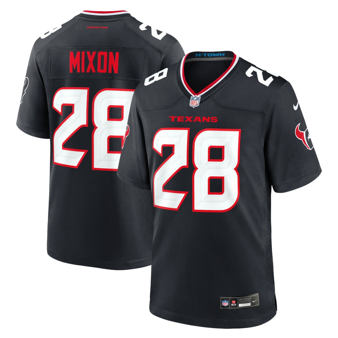 Joe Mixon Houston Texans Game Jersey - Navy Jerseys