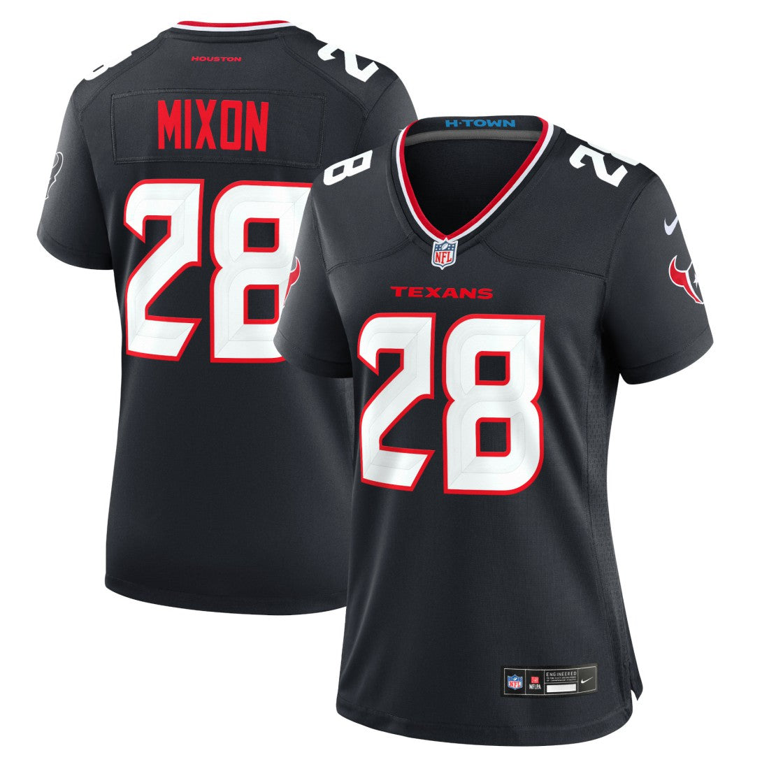 Joe Mixon Houston Texans Women's Game Jersey - Navy Jerseys