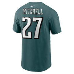 Quinyon Mitchell Philadelphia Eagles Name & Number T-Shirt - Green T-shirts